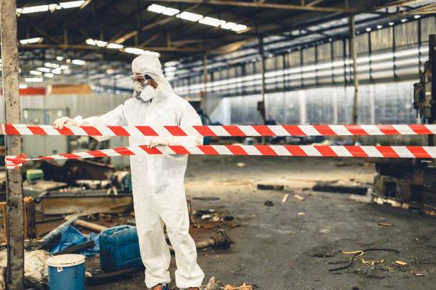 Professional Infectious Disease Decontamination technician working in Woodbine, MD